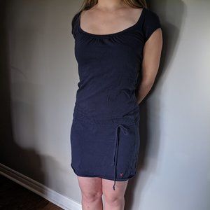 Navy blue beach dress